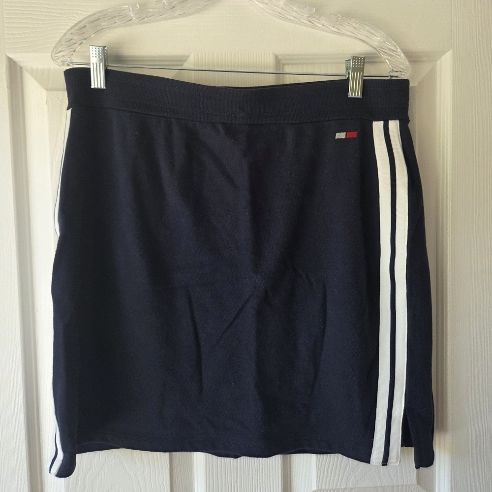 Tommy Hilfiger Skirt Navy L Women's Sport French Terry Skirt Color Navy Size L - Picture 2 of 6
